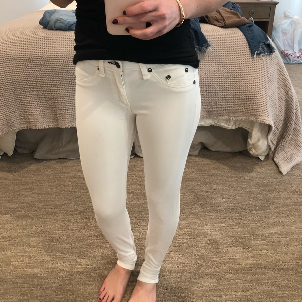 Rag & Bone White Jegging Legging jeans 24 stretch